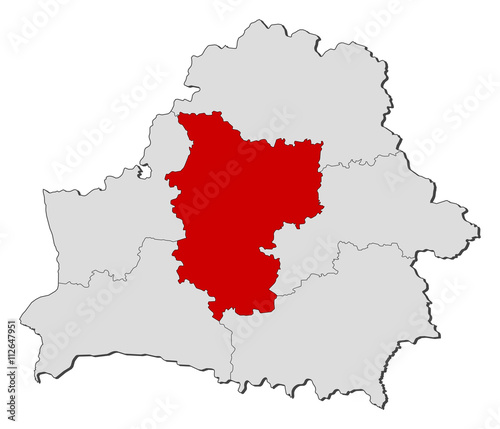 Map - Belarus  Minsk