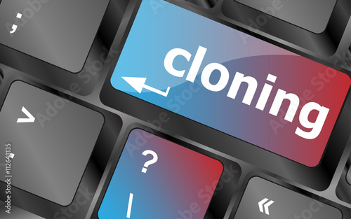 cloning keyboard button on computer pc vector , keyboard keys, keyboard button