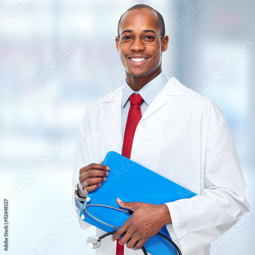 African-American medical doctor.