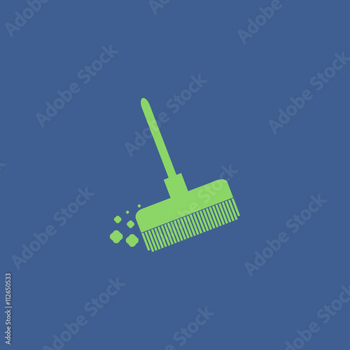 Broom vector icon