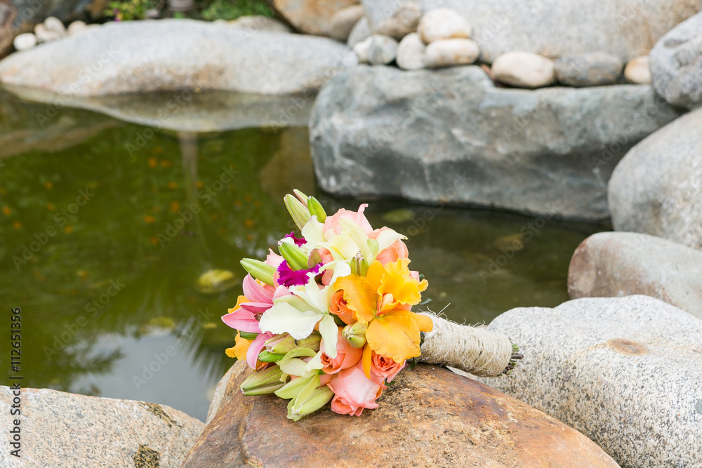 beautiful bouquet for the bride on wedding day beautiful bouquet for the bride on wedding day