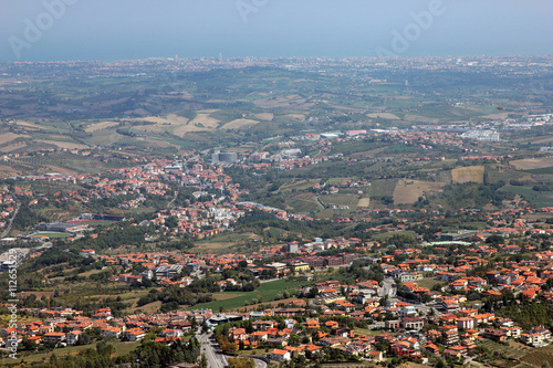 beautiful landscape view of the surroundings of San-Marino