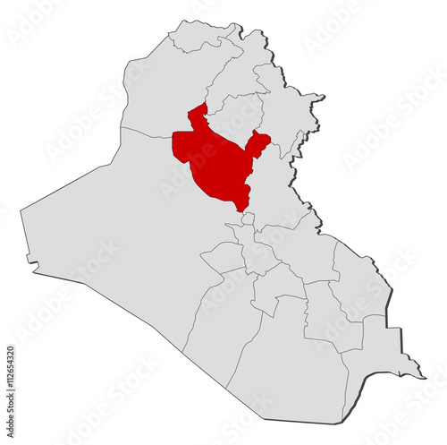 Map - Iraq, Salah ad Din