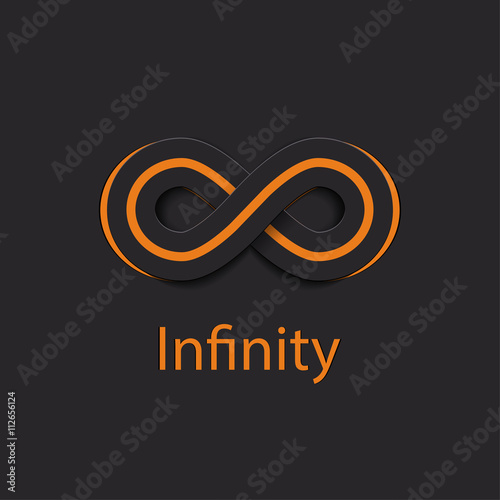Infinity Symbol Logo. Vector Illustration