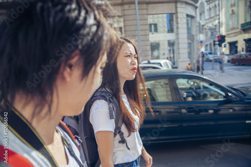 Young Asian Tourists