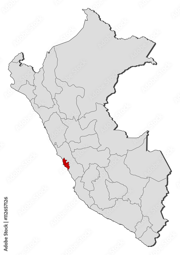 Map - Peru, Lima Region