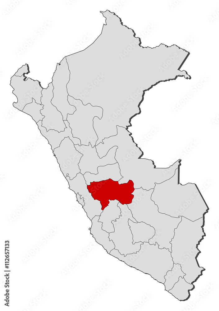 Map - Peru, Junín