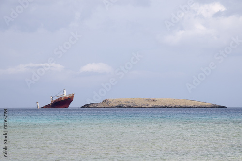 the sinking in  Diakofti Kythira