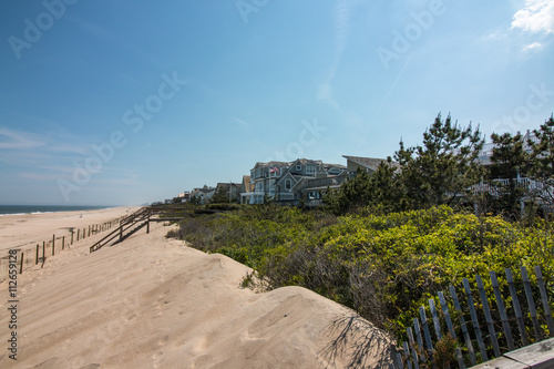 Fotografija Private Beach with Blue Sky