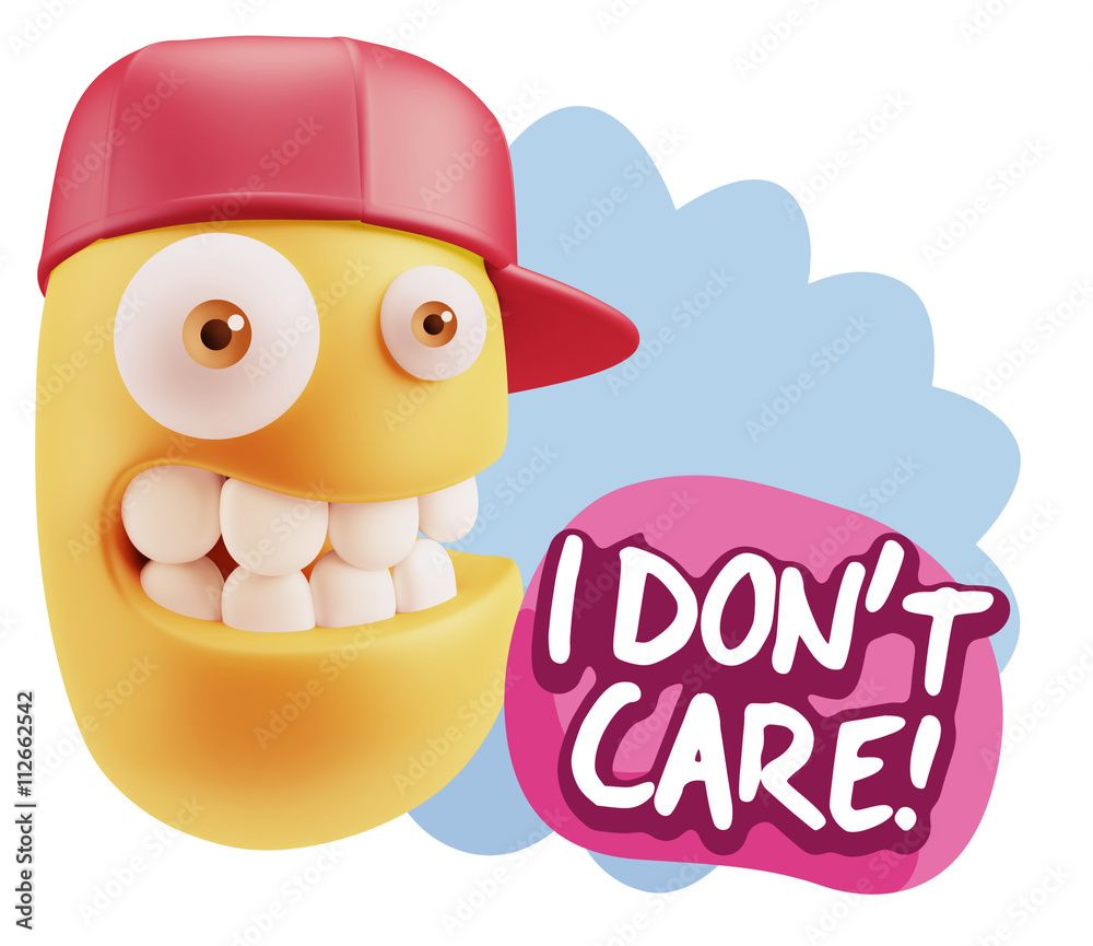 3d Illustration Laughing Character Emoji Expression saying I Don 3d Illustration Laughing Character Emoji Expression saying I Don