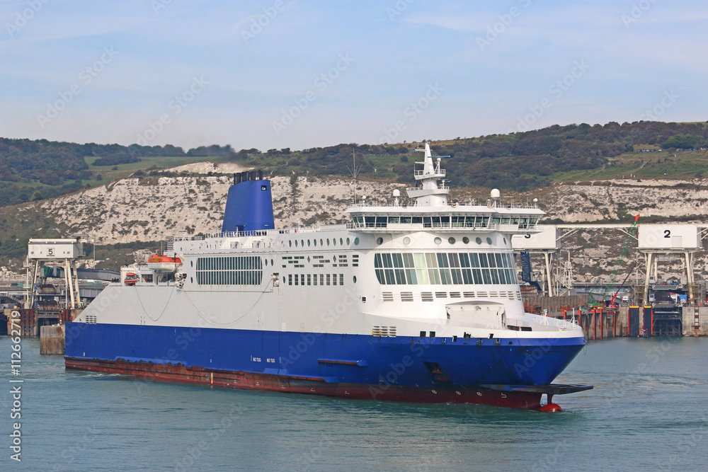 Ferry leaving Dover Harbour
