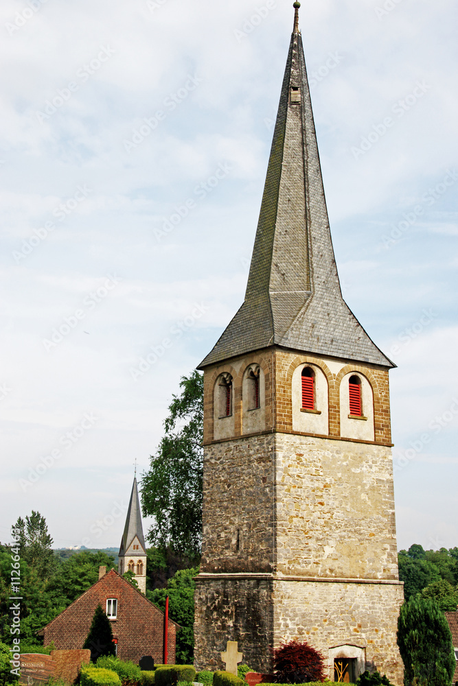 Fototapeta premium Dorf im Bergischen Land, Gruiten