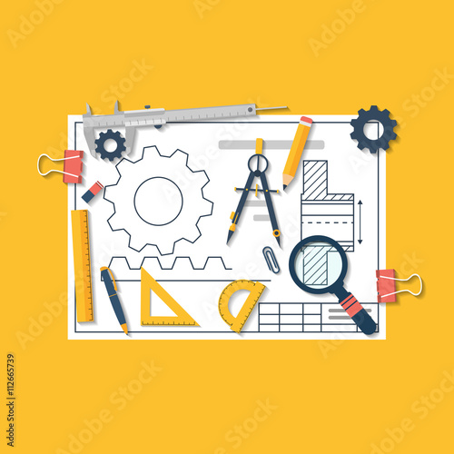 Engineering vector illustration
