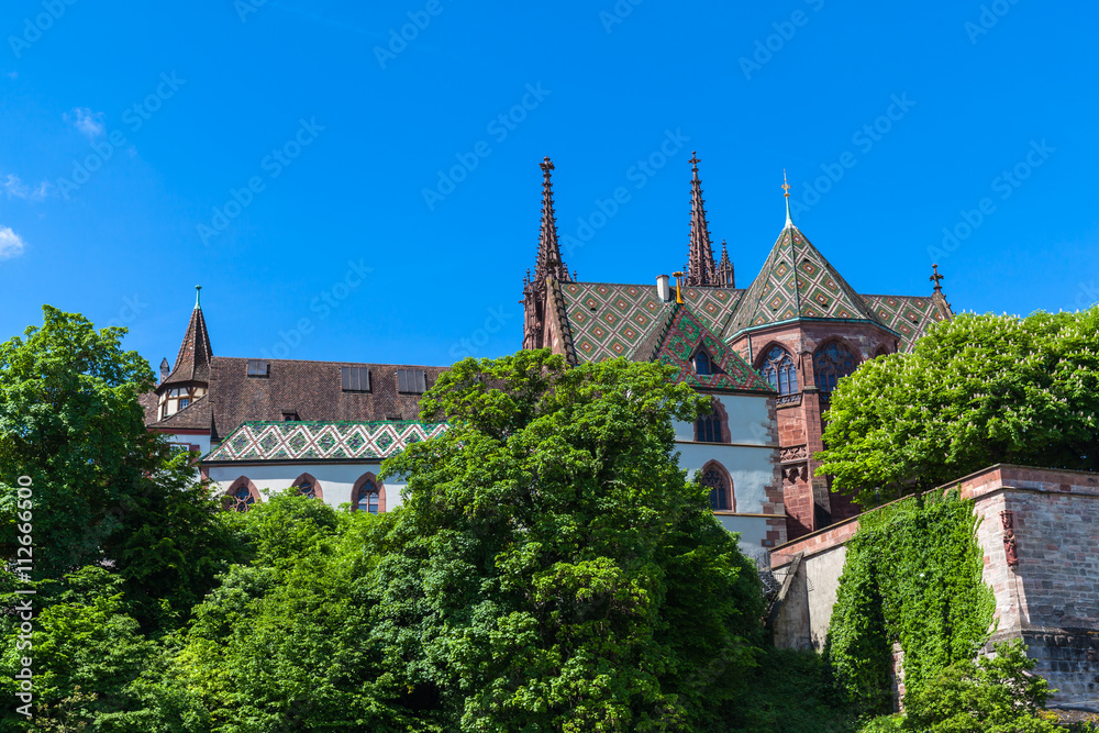 Fototapeta premium Basel Minster cathedral