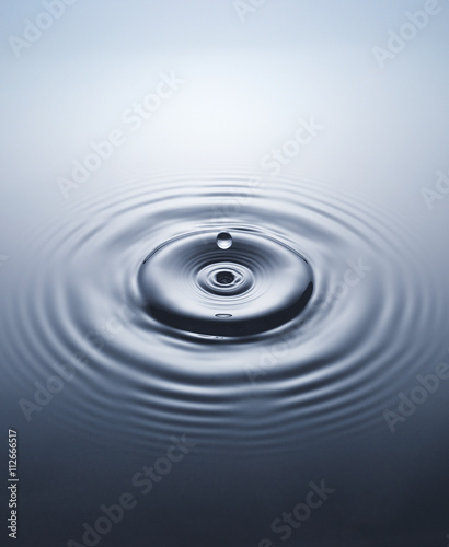 Close up of water drop