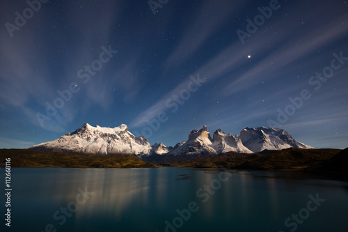 The Paine Massif at Night
