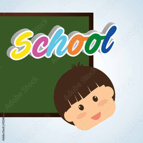 Education design. school icon. isolated illustration , vector
