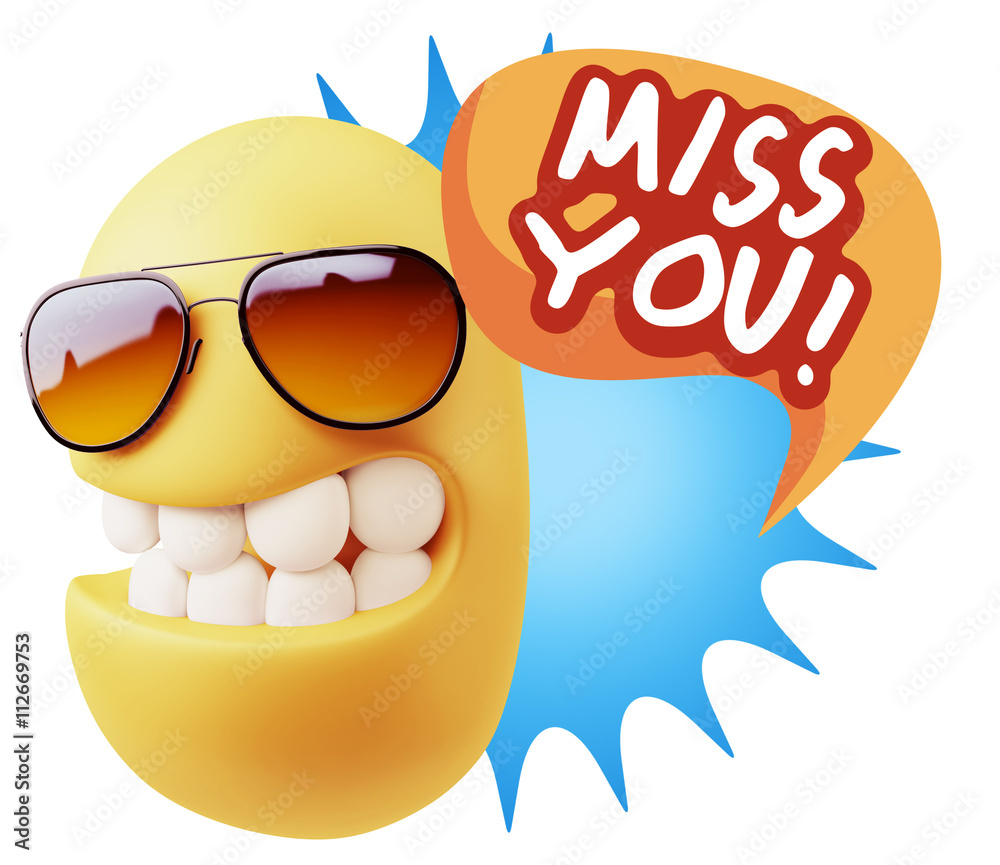 3d Illustration Laughing Character Emoji Expression saying Miss 3d Illustration Laughing Character Emoji Expression saying Miss