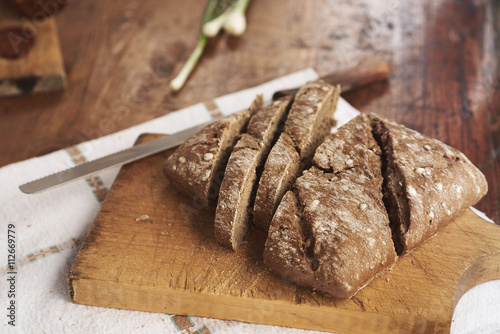   rustic bread - countryside picnic