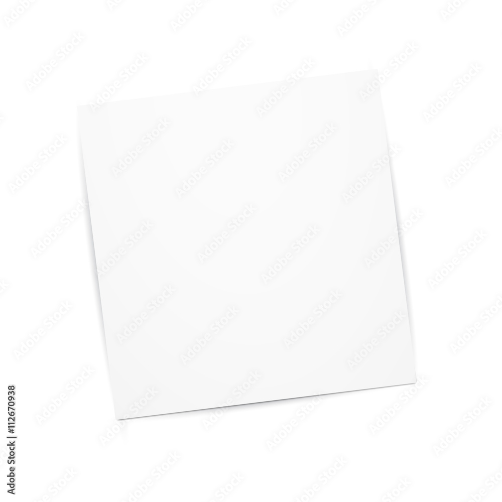 Vector sheet of paper. Vector sheet of paper.