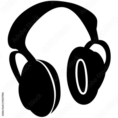 Vector illustration headphones