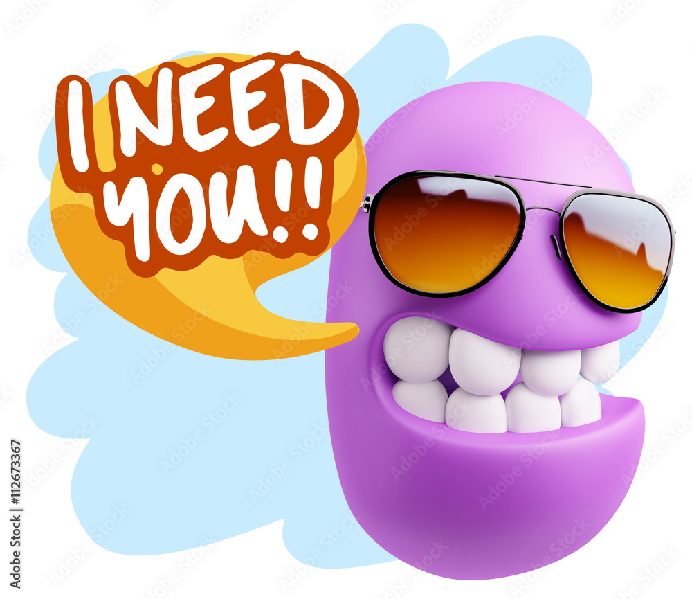 3d Illustration Laughing Character Emoji Expression saying I Nee 3d Illustration Laughing Character Emoji Expression saying I Nee