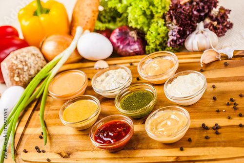 Sauces assortment