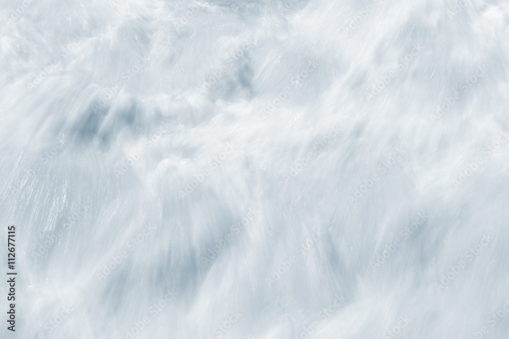 Whitewater Abstract. An abstract, long exposure of whitewater resulting from breaking ocean waves.