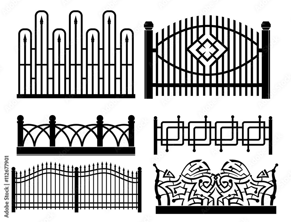 forged metal fences
