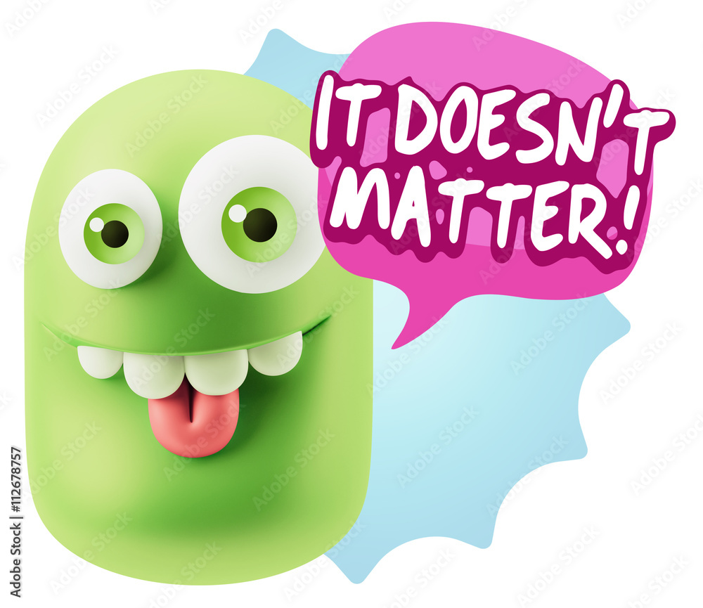 3d Rendering Smile Character Emoticon Expression saying It Doesn 3d Rendering Smile Character Emoticon Expression saying It Doesn