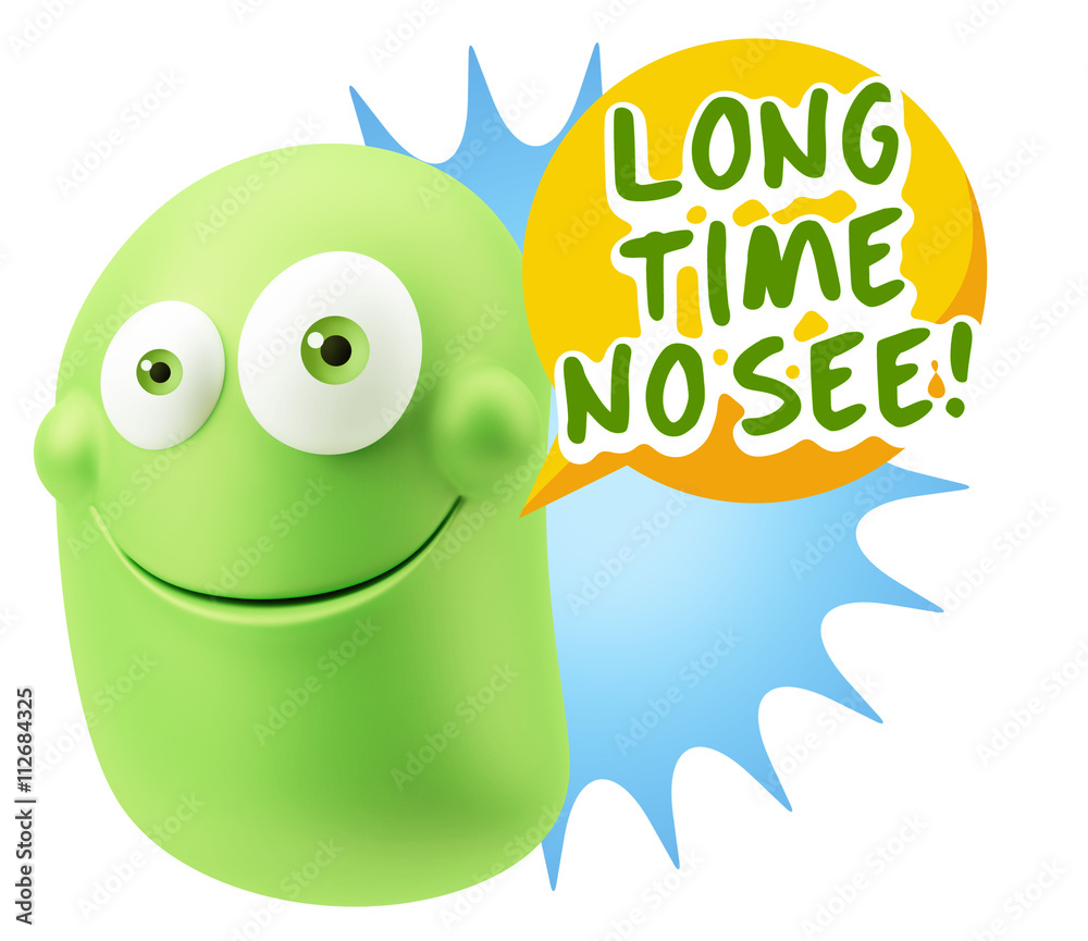 3d Illustration Laughing Character Emoji Expression saying Long 3d Illustration Laughing Character Emoji Expression saying Long