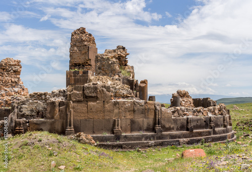 Historical Ani Ruins, Kars Turkey photo