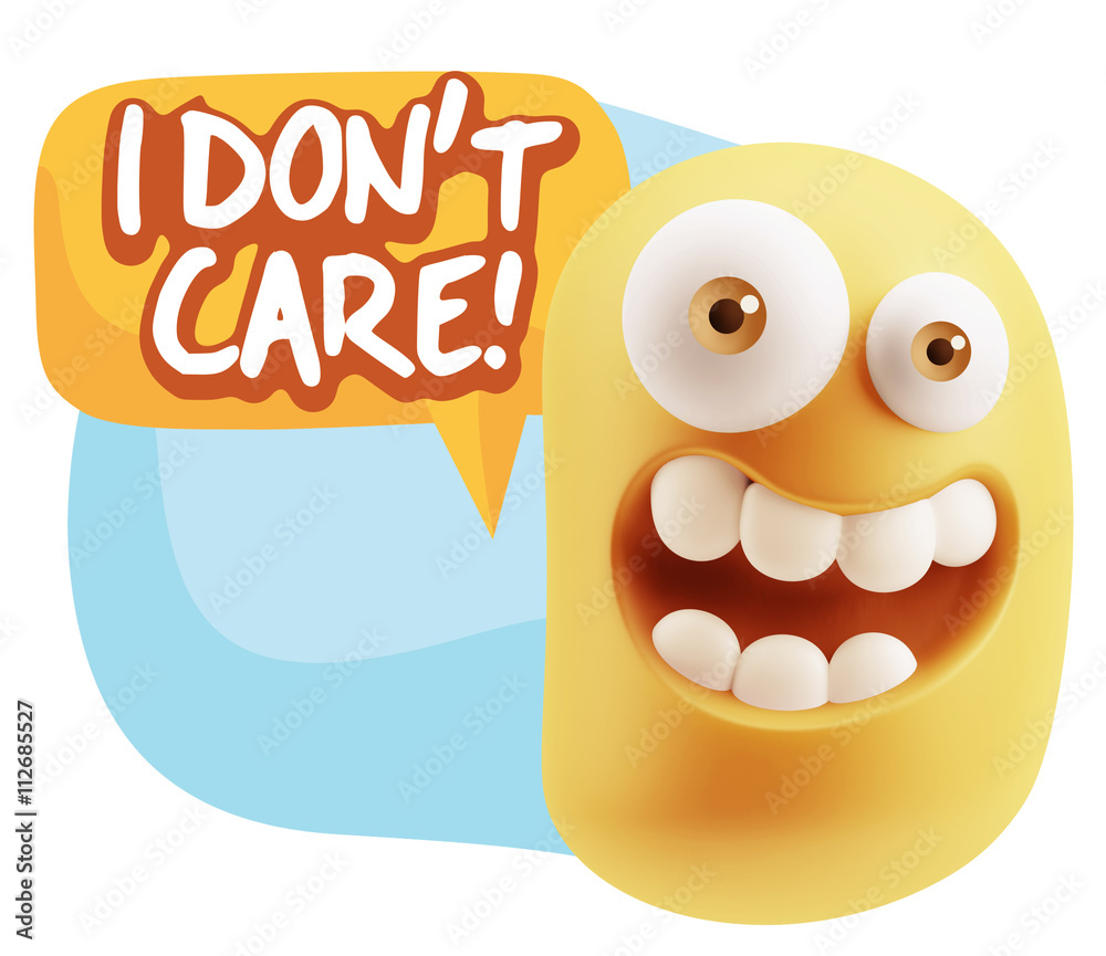 3d Illustration Laughing Character Emoji Expression saying I Don 3d Illustration Laughing Character Emoji Expression saying I Don