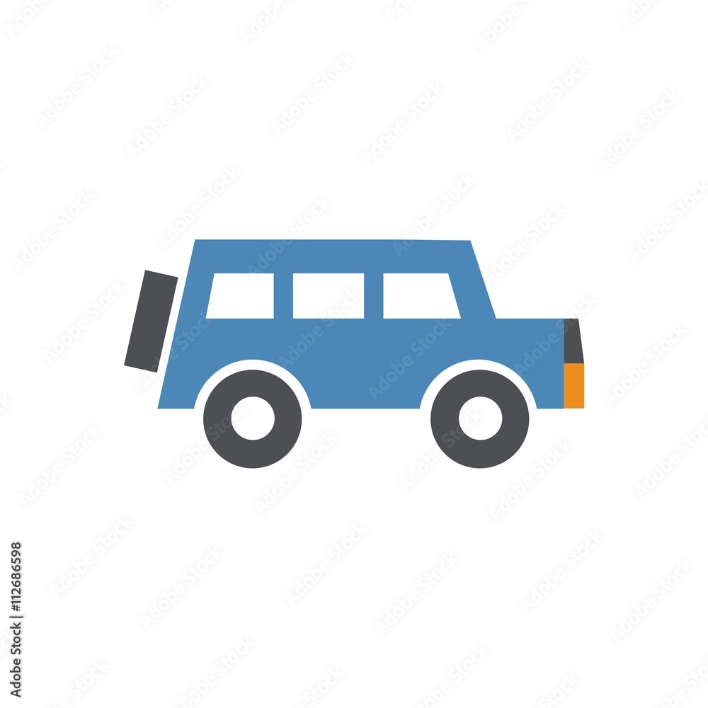 design creative transportation cars symbol icon vector