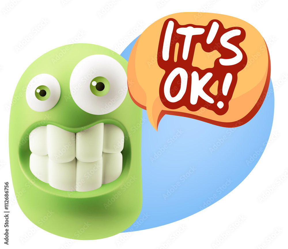 3d Illustration Laughing Character Emoji Expression saying It's 3d Illustration Laughing Character Emoji Expression saying It's