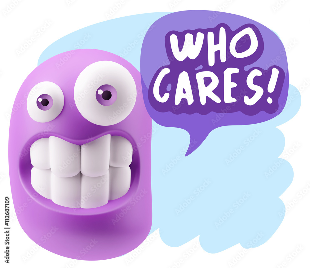3d Illustration Laughing Character Emoji Expression saying Who C 3d Illustration Laughing Character Emoji Expression saying Who C