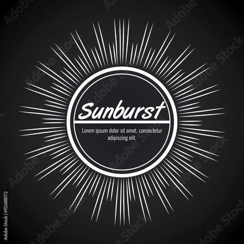 sunburst background design 