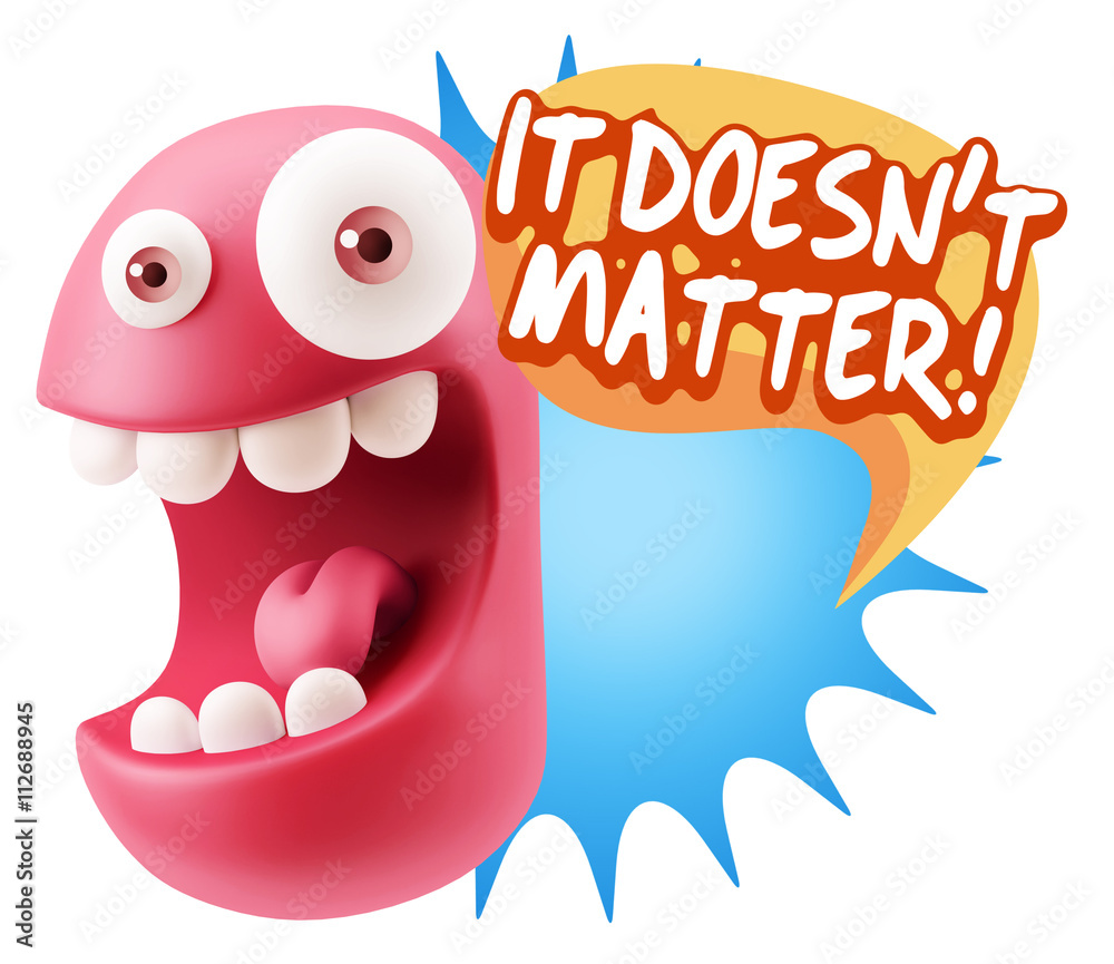 3d Rendering Smile Character Emoticon Expression saying It Doesn 3d Rendering Smile Character Emoticon Expression saying It Doesn