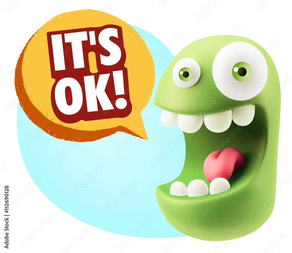 3d Illustration Laughing Character Emoji Expression saying It's 3d Illustration Laughing Character Emoji Expression saying It's