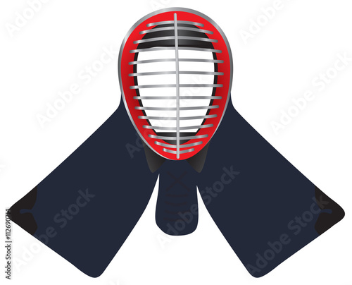 Men - Mask to protect the face in kendo
