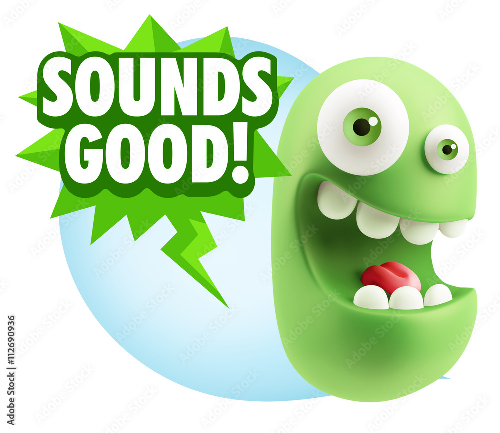 3d Illustration Laughing Character Emoji Expression saying Sound 3d Illustration Laughing Character Emoji Expression saying Sound