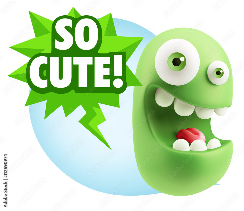 3d Illustration Laughing Character Emoji Expression saying So Cu 3d Illustration Laughing Character Emoji Expression saying So Cu