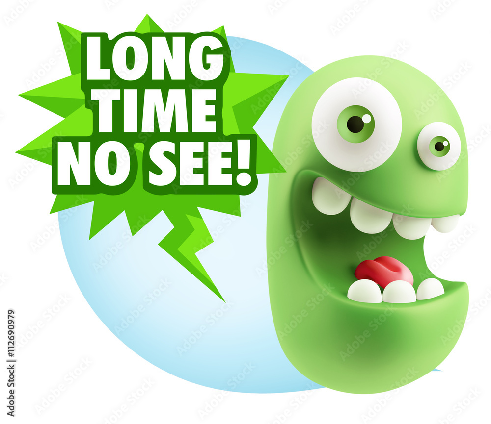 3d Illustration Laughing Character Emoji Expression saying Long 3d Illustration Laughing Character Emoji Expression saying Long