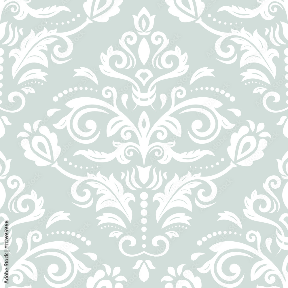 Seamless Vector Wallpaper in the Style of Baroque Seamless Vector Wallpaper in the Style of Baroque