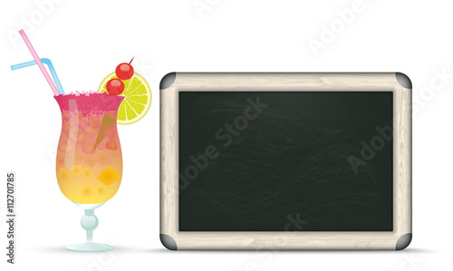 Cocktail Blackboard Copyspace
