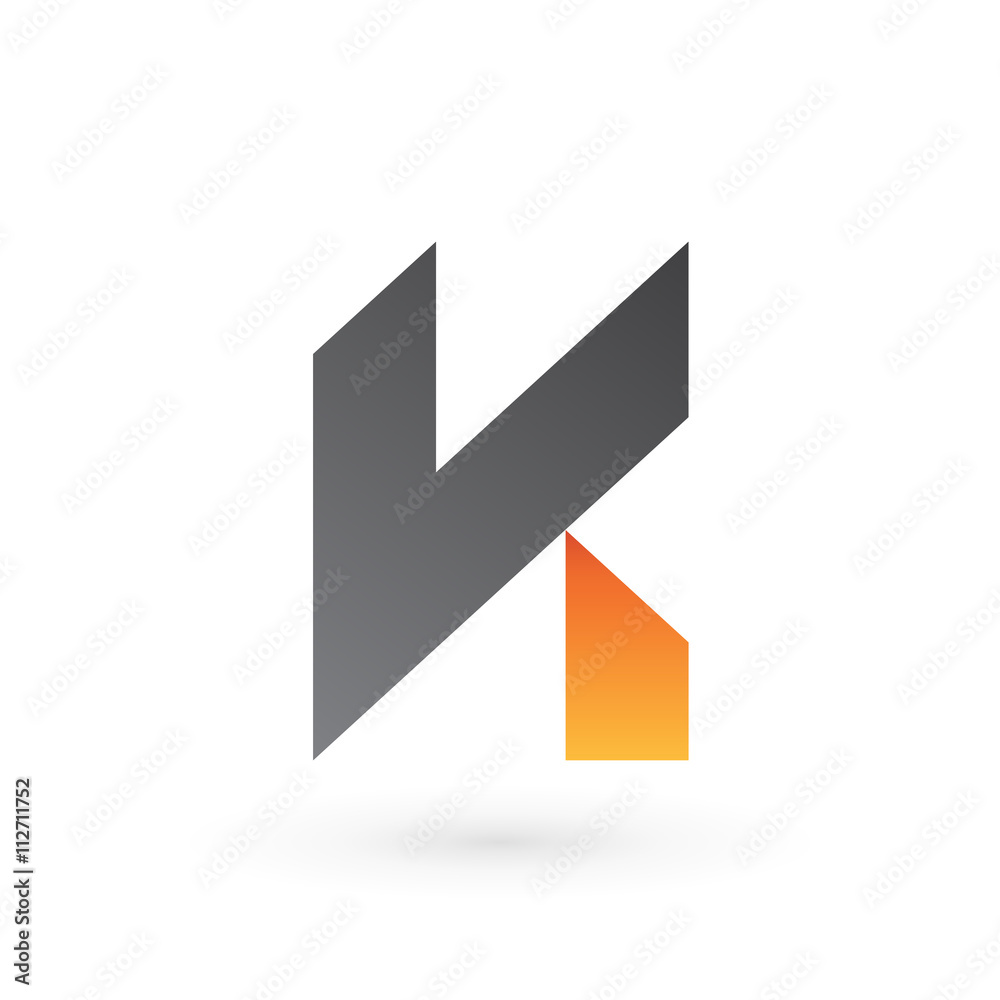 Abstract Tech Letter K Logo Abstract Tech Letter K Logo