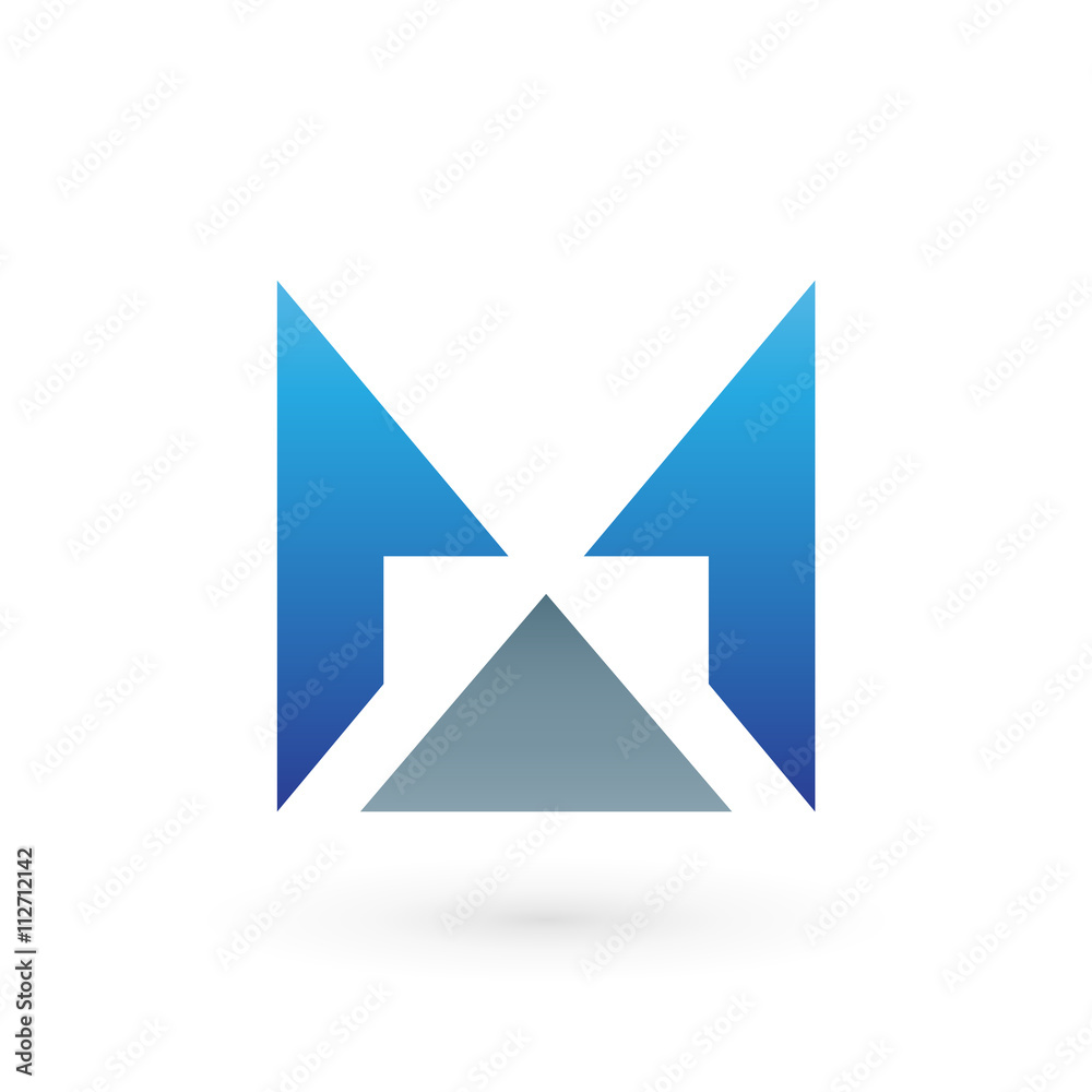 Abstract Letter M Logo