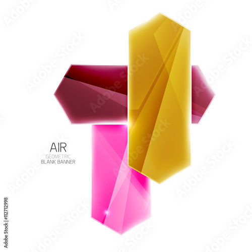 Free Download Blank colorful glossy arrow stripes for text - GFXLoad