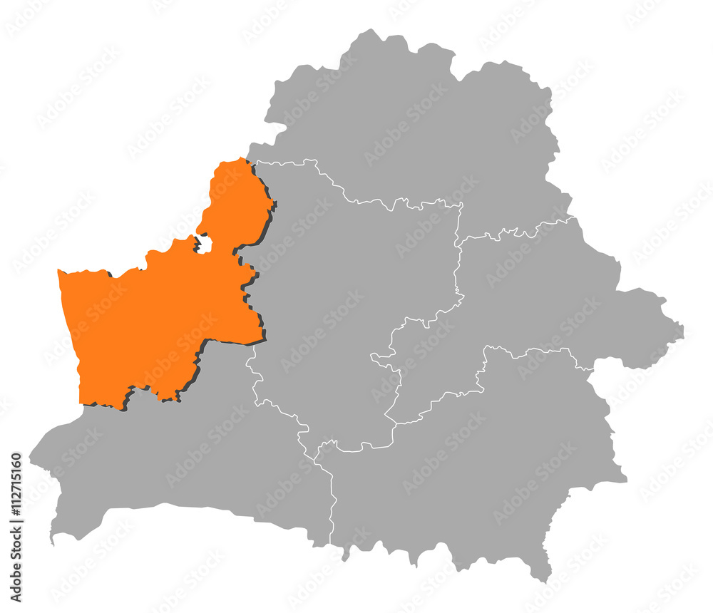 Map - Belarus, Grodno
