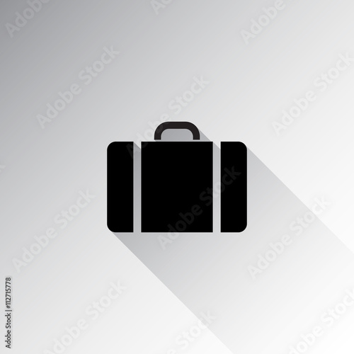 Suitcase icon. Vector illustration